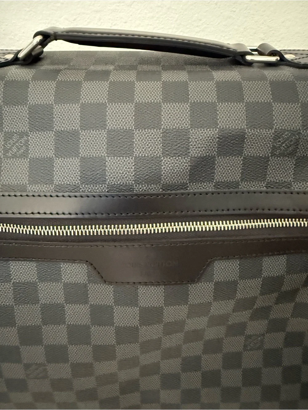 Louis Vuitton Black Damier Graphite Garment Bag